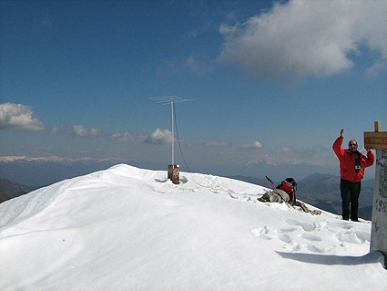 Attivazione monte Gottero di IK1YPD